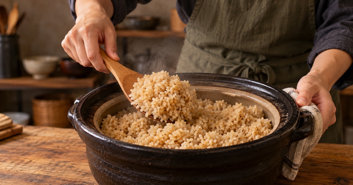 玄米ご飯の栄養と炊き方|白米との違いを知る【2026】のイメージ写真